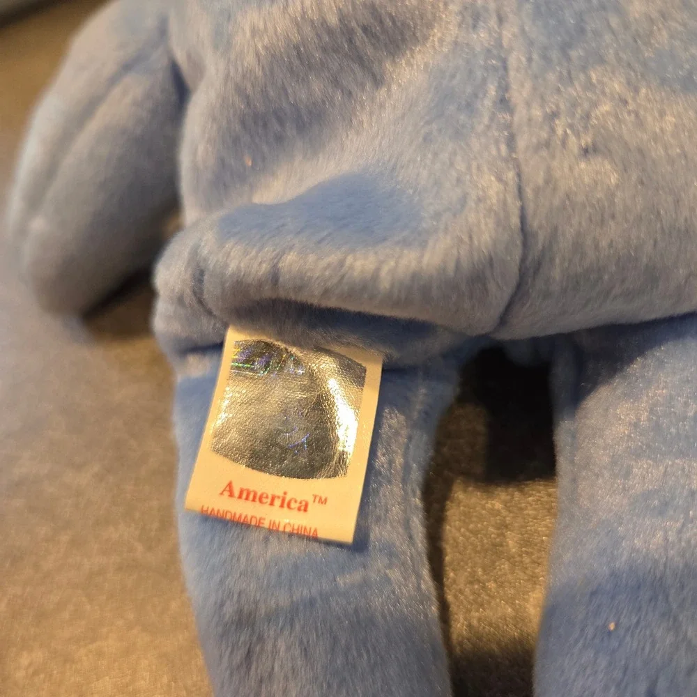 Ty Beanie Baby America‎ the Bear Blue Patriotic 9/11 American Red Cross